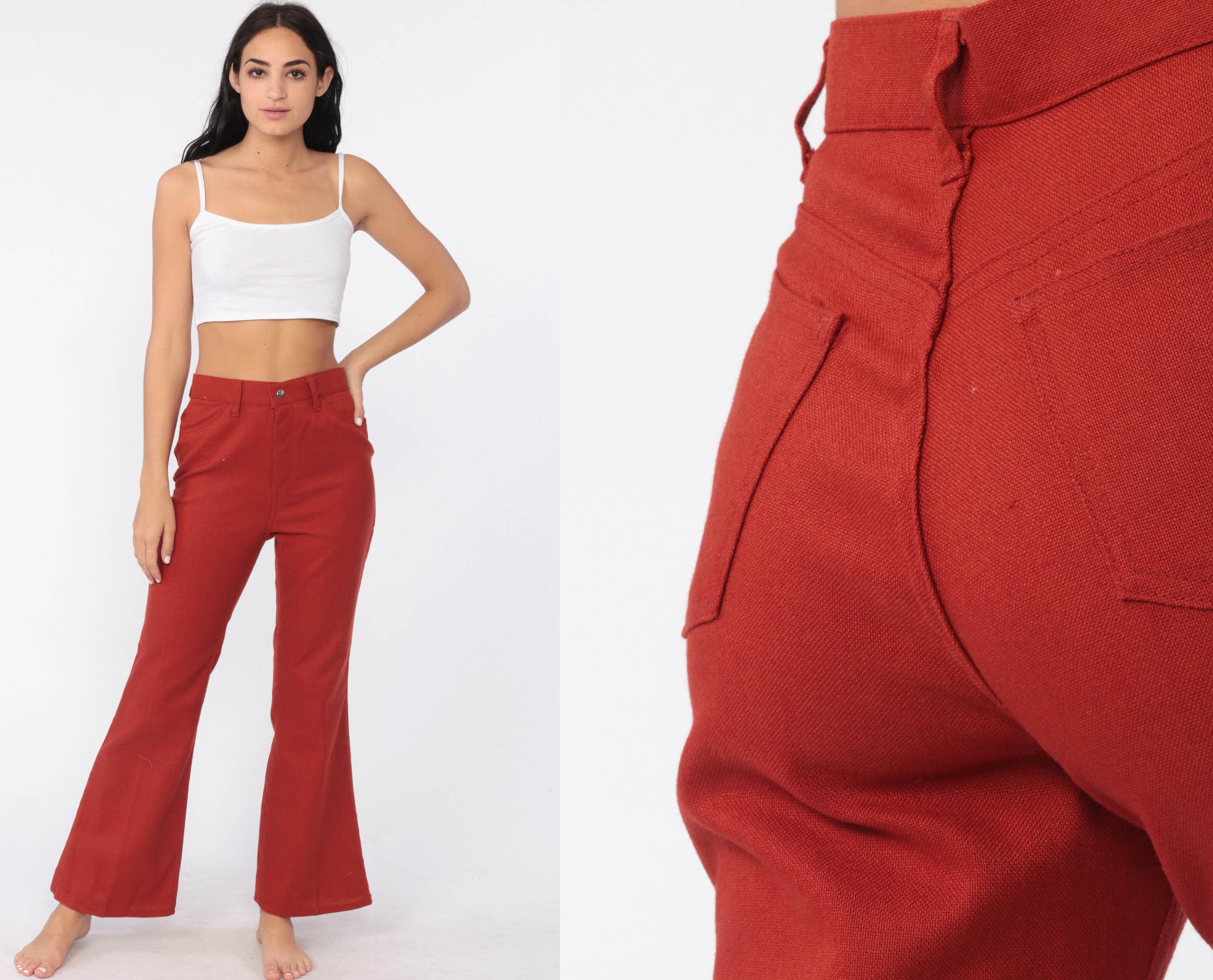 rust bell bottoms