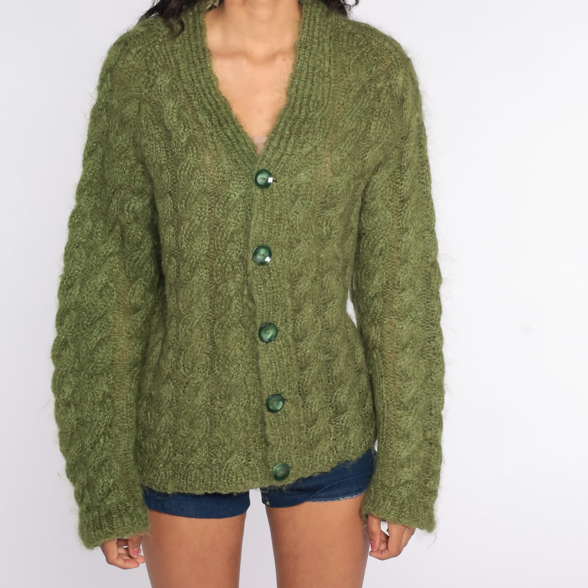 J.Crew Mohair Wool Blend Boho Grandpa 