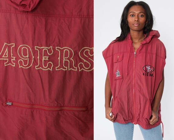 49ers Windbreaker Vest Jacket San 