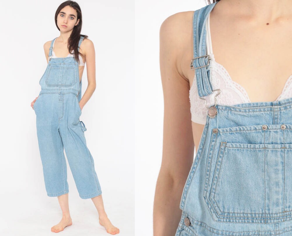 women's capri bib overalls