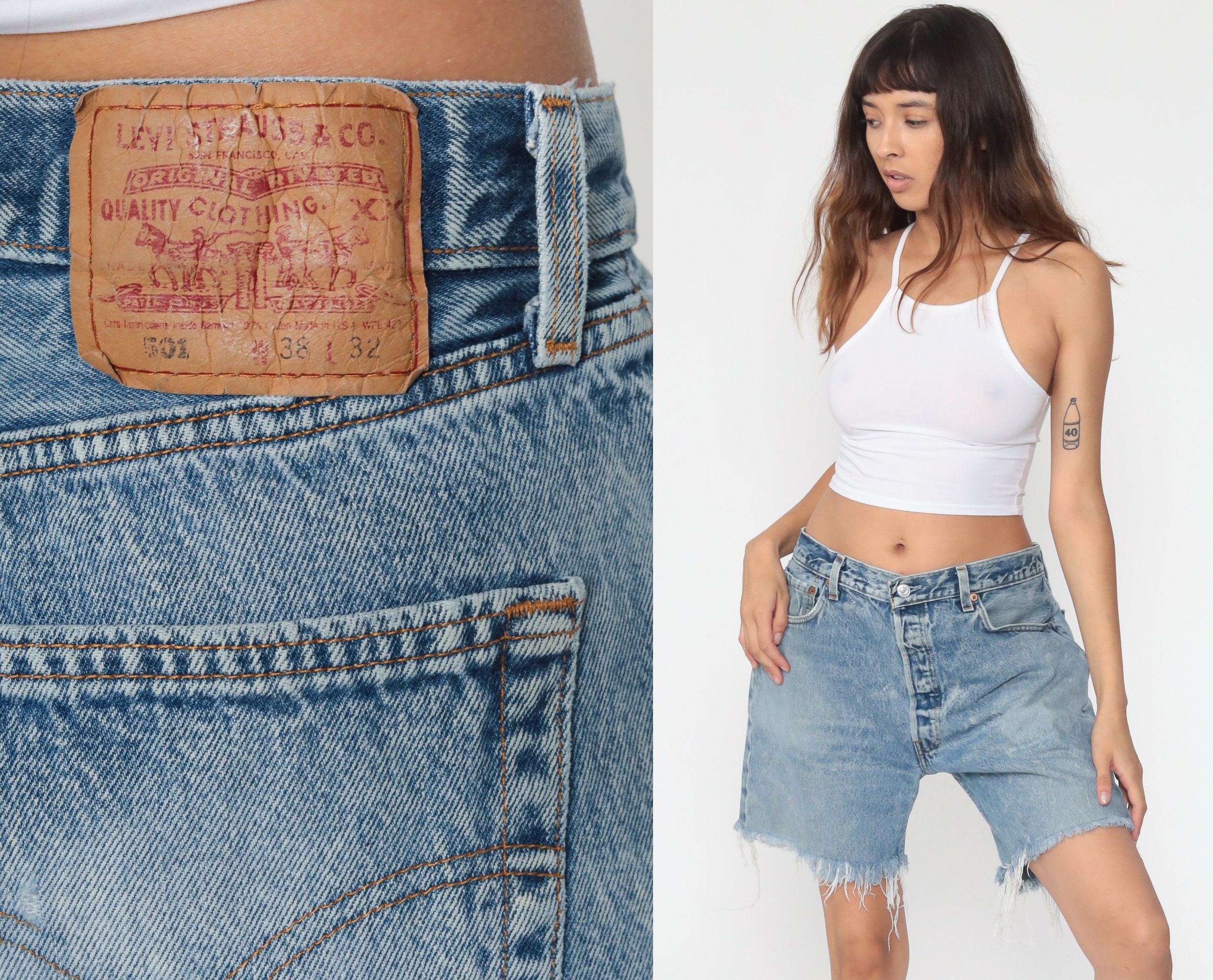 levis 501 bermuda shorts