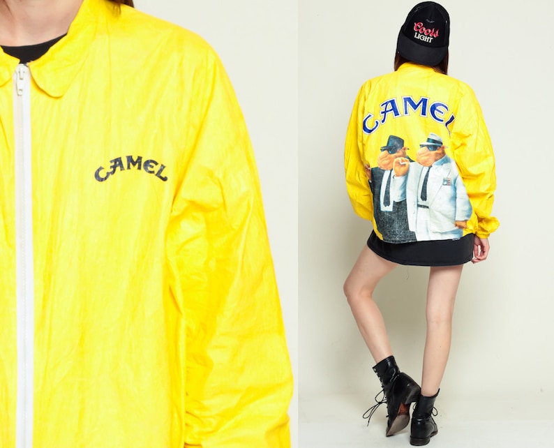 Camel Joe Jacket Tyvek Jacket Vintage CAMEL CIGARETTES 90s Etsy