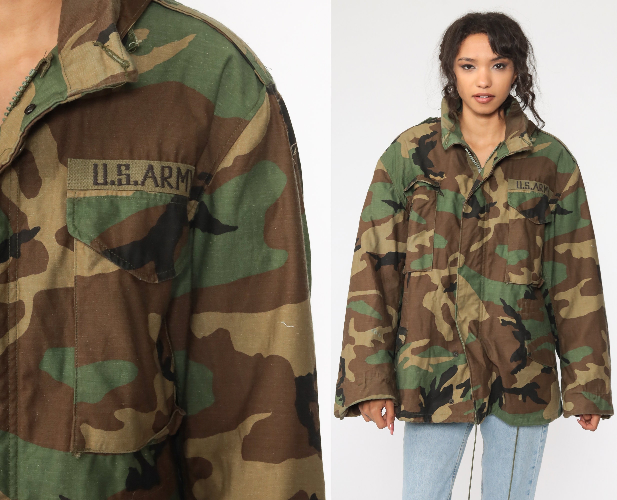 US Army Jacket Camo Jacket 80s 