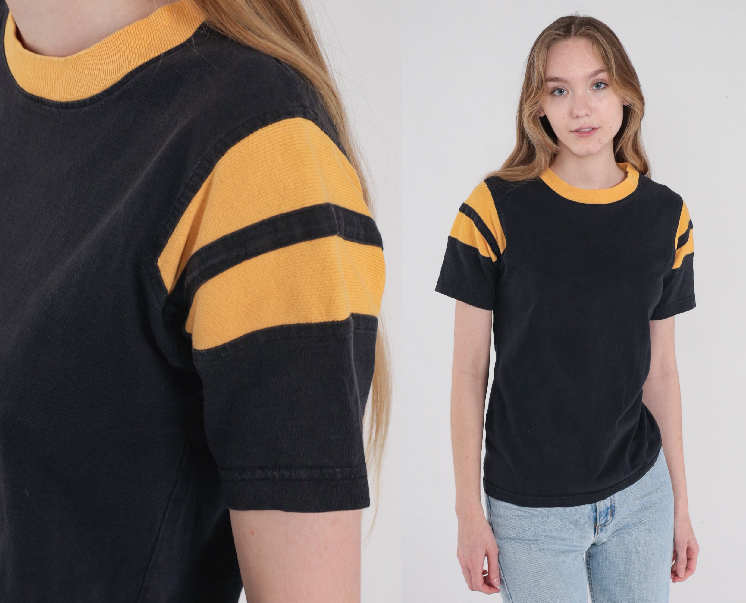 Retro Vintage Born in the 80's 90's' Unisex Ringer T-Shirt