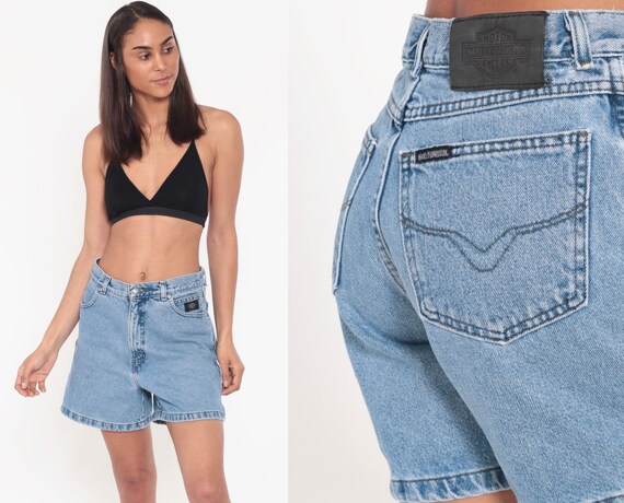 harley davidson jean shorts