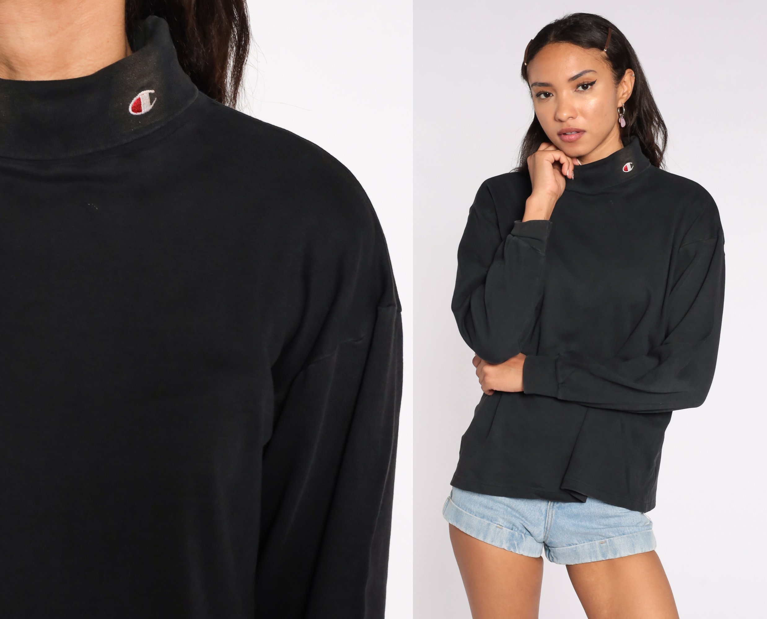 black champion turtleneck