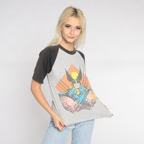 Vintage Wolverine Shirt 1993 X-Men Graphic Tee Marvel Comics T-Shirt Super Hero Tshirt Retro 90s shops Nostalgia Comic Book Cartoon 1990s Small S