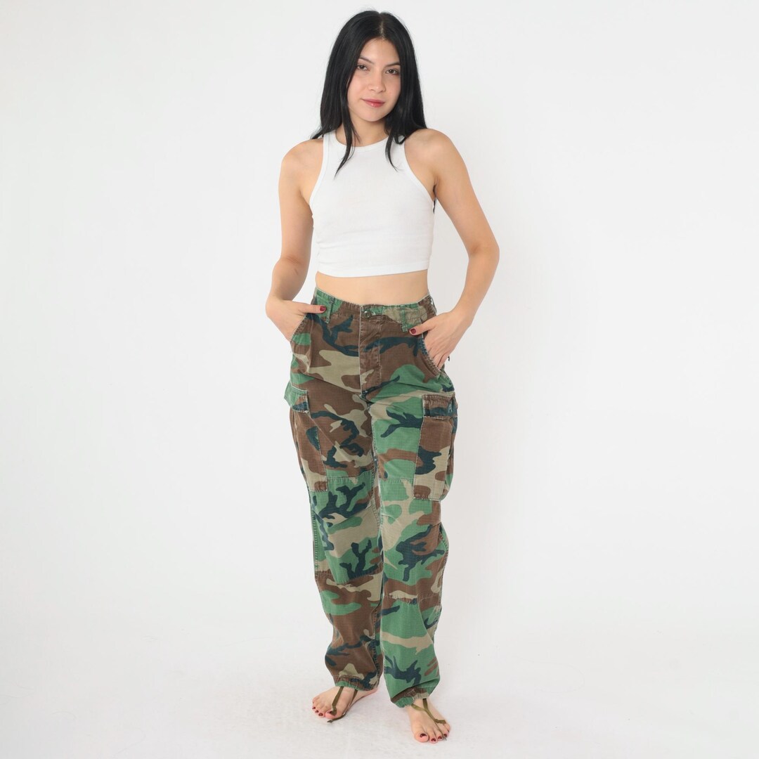 パンツ 1980s XS-R US.ARMY snow camouflage pants 1980s XS-R US.ARMY snow camouflage pants
