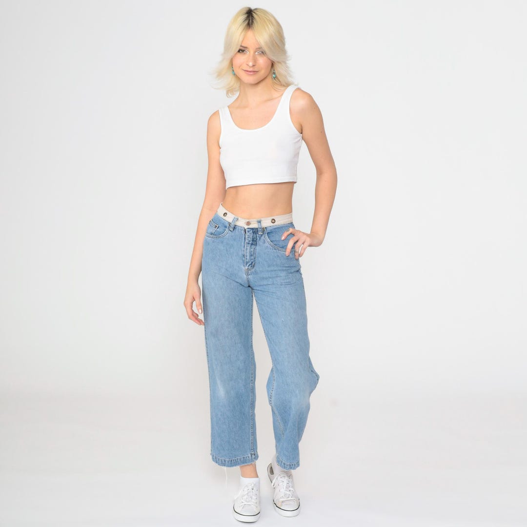 パンツ 90s Y2K low-waist straight jeans indigo Vintage 90s Y2K Low Rise Jeans, 1990s Straight Slim Jeans