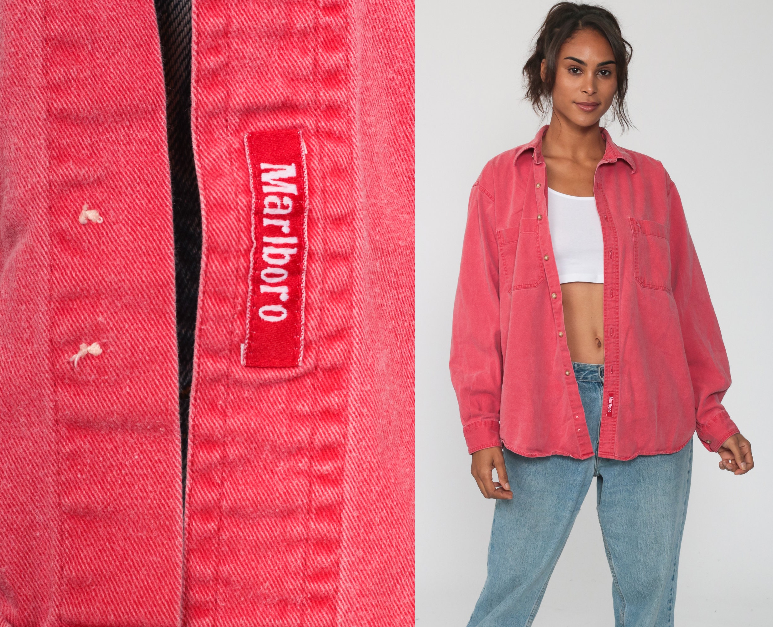 marlboro shirt button up