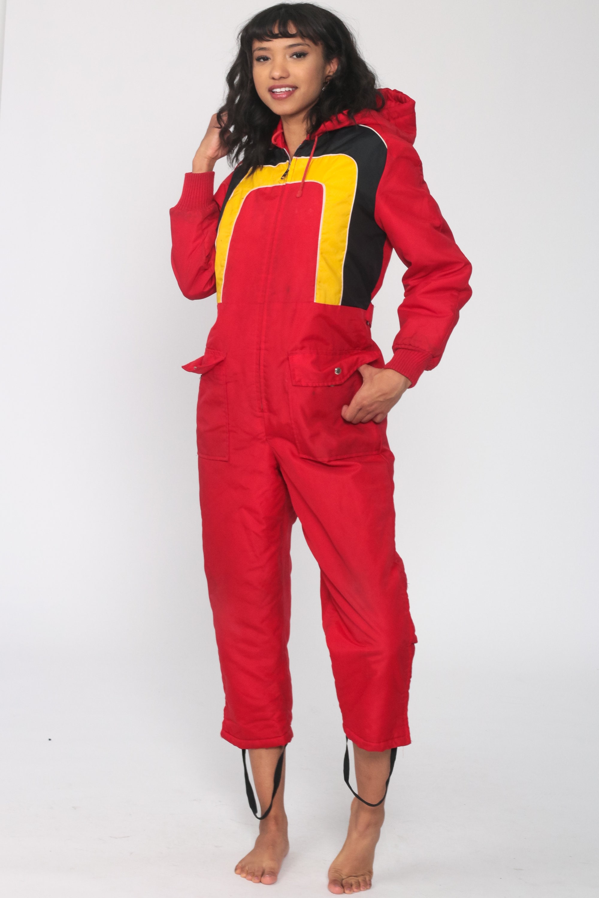 retro ski suit costume