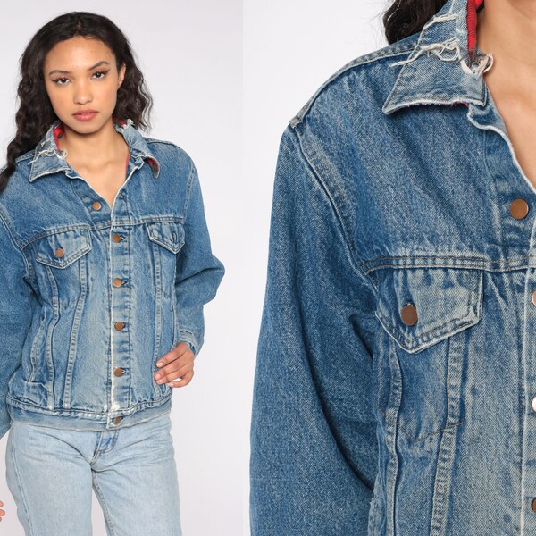 Lined Jean Jacket Etsy