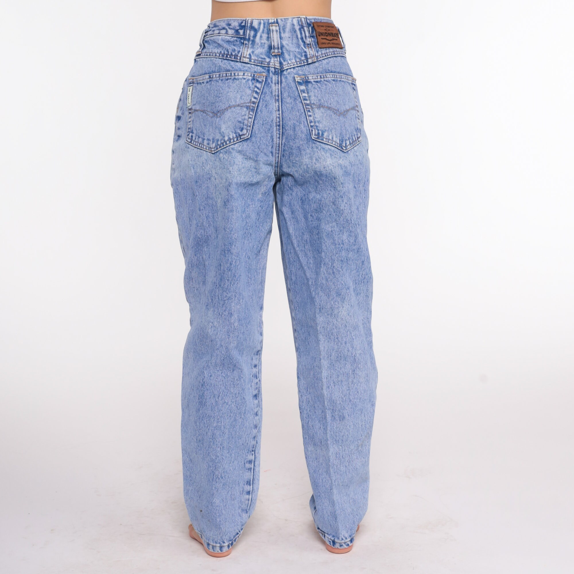 Unionbay Jeans Mom Jeans Denim Pants High Waist Jeans 90s Jeans Tapered Jeans 80s Vintage Extra 