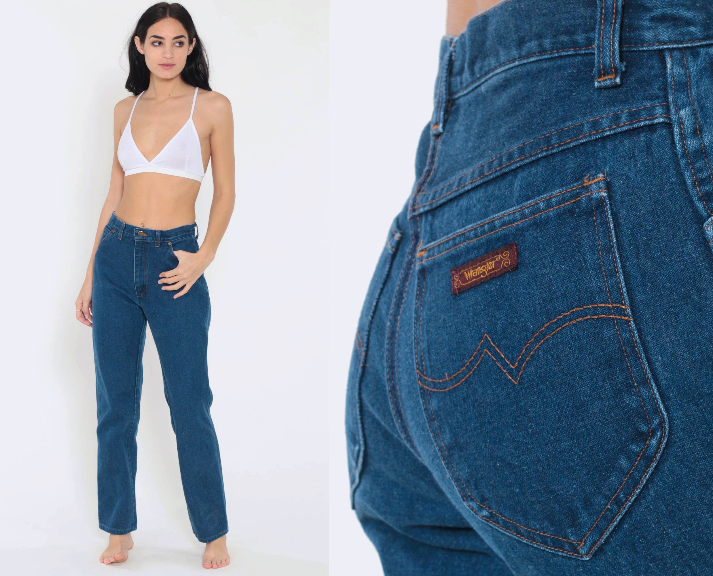 high waisted wranglers
