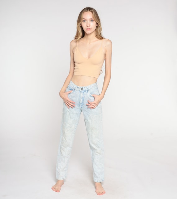 Vintage Levi's 900 Jeans 80s Tapered Mom Jeans Acid Wash High Waisted Levi Jeans Denim Pants USA Made Levi Strauss 1980s Extra Small xs 25