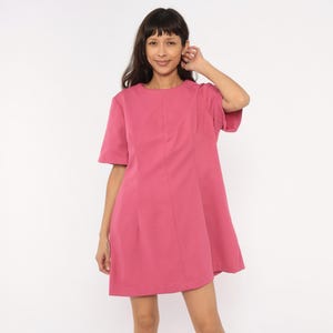 pink floral puff sleeve mini dress Rosemary Pink Floral Mini Dress M