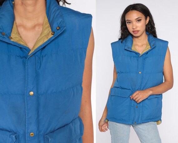 Retro down vest store