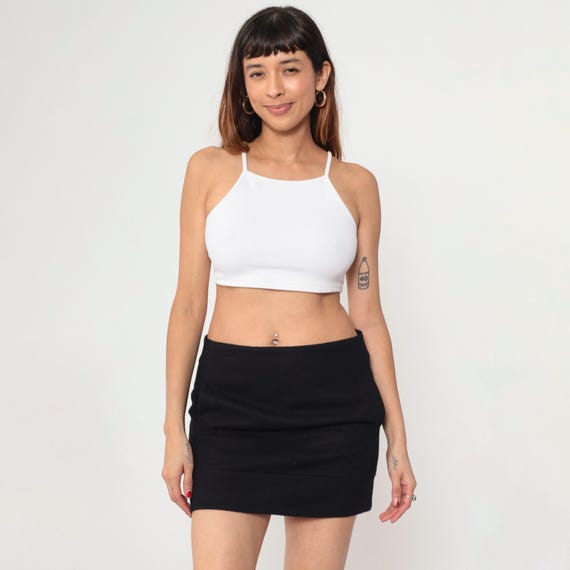 J Crew Black Knit Skirt Wool Blend Pencil Skirt Vintage Mid Rise Preppy Office Miniskirt Straight Skirt Plain Small 6