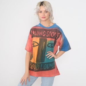 Vintage Rolling Stones Shirt 1994 Voodoo Lounge Band Tee Tshirt 90s Tie Dye Rock N Roll World Tour Shirt Concert extra Large xl