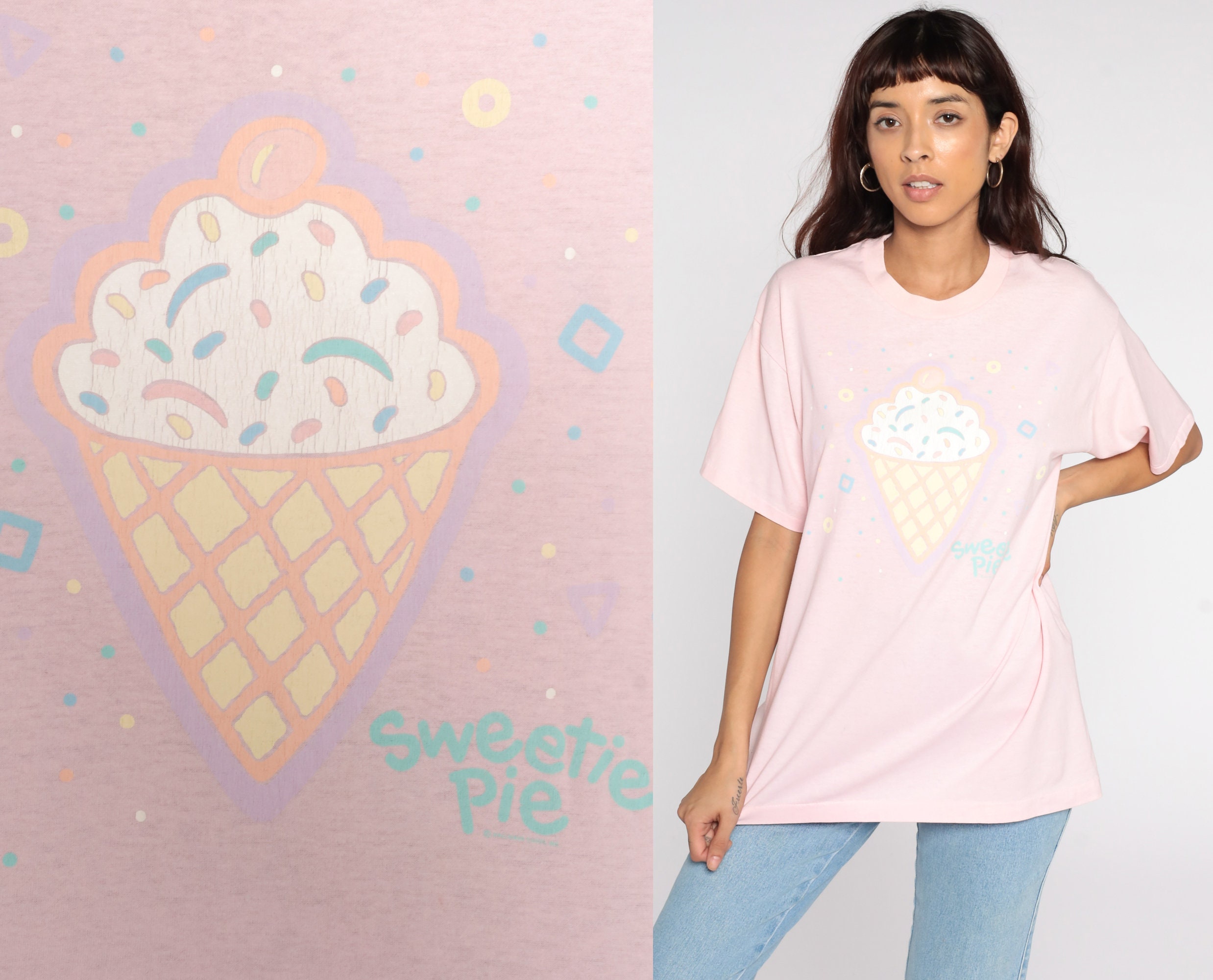 Vintage Ice Cream Shirt 80s Sweetie Pie 