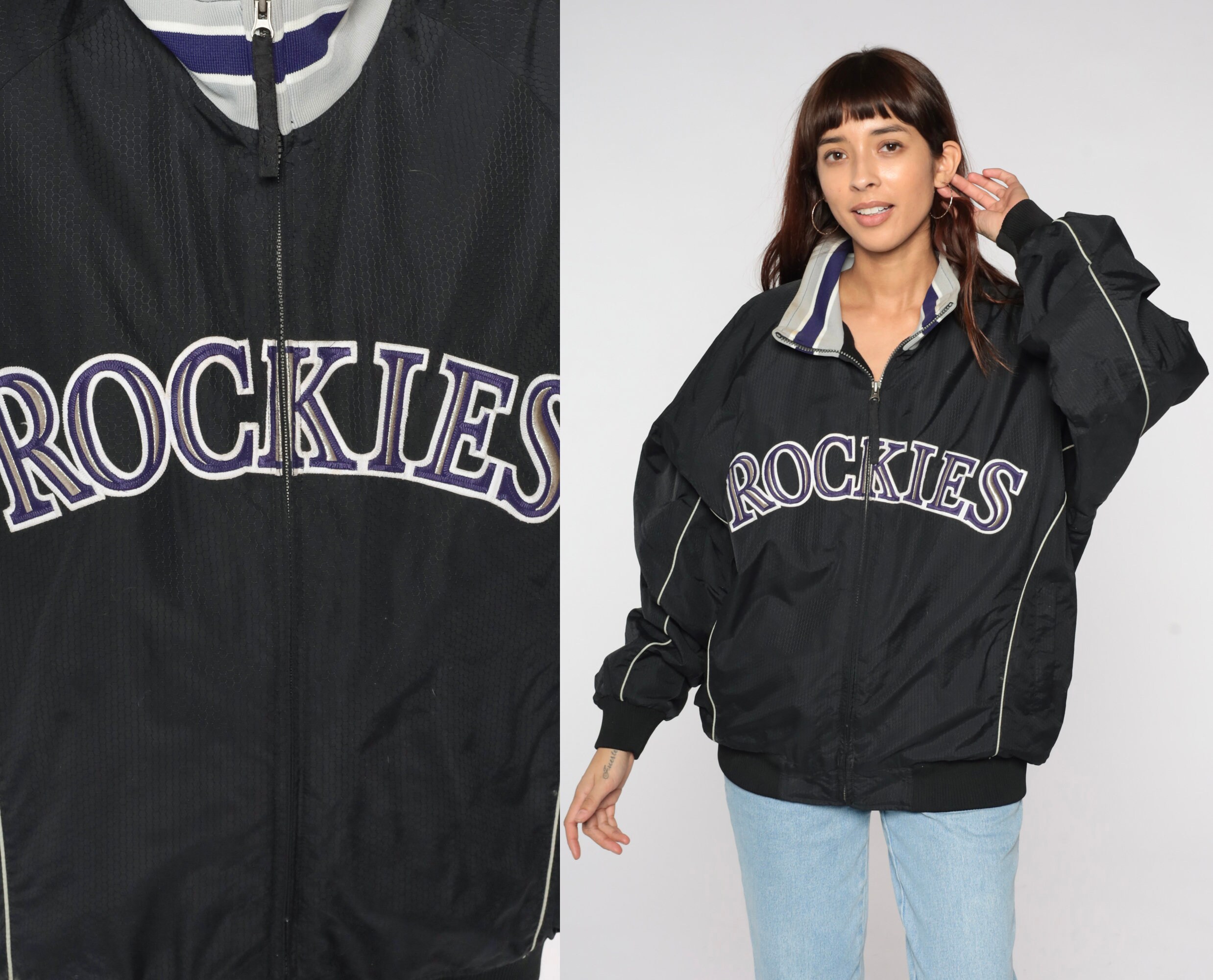 Vintage 90s Starter Jacket Colorado ROCKIES Mlb Baseball -  Israel