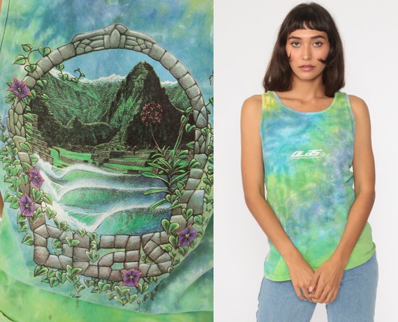 Olas Surfer Shirt Tie Dye T Shirt Surf Tank Top 90