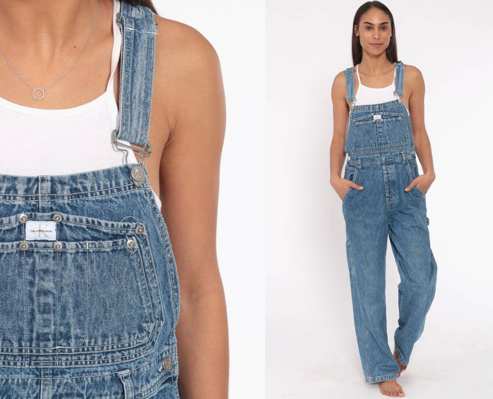90's jean overalls