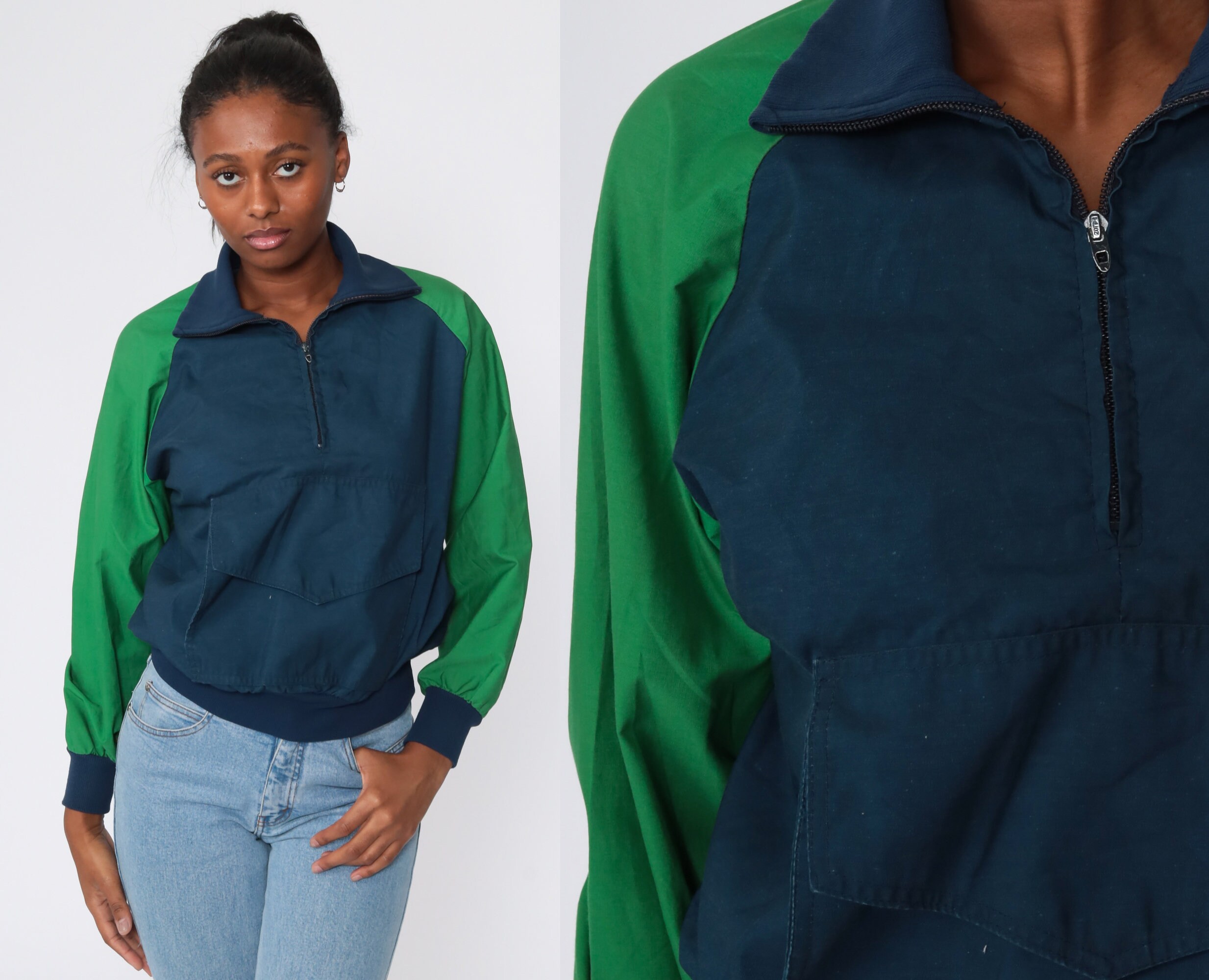 80s pullover windbreaker