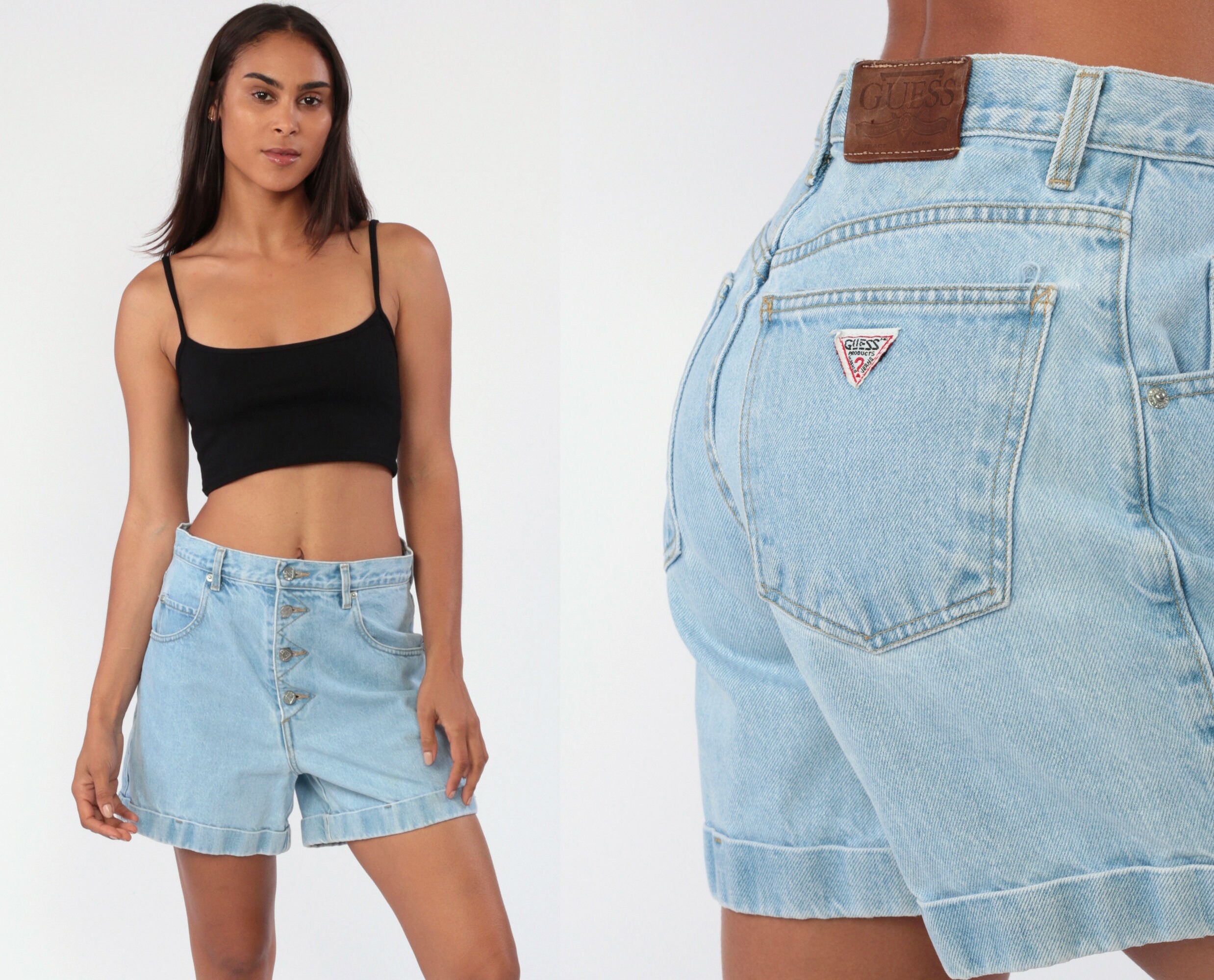 Guess Jean Shorts 30 Denim Shorts 90s 