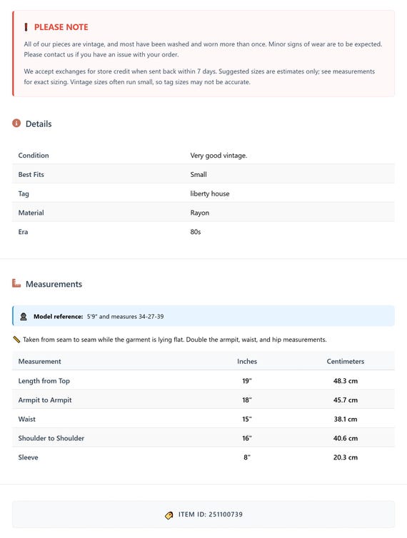 80s Patchwork Blouse Cropped Black Brown Cream Fl… - image 8