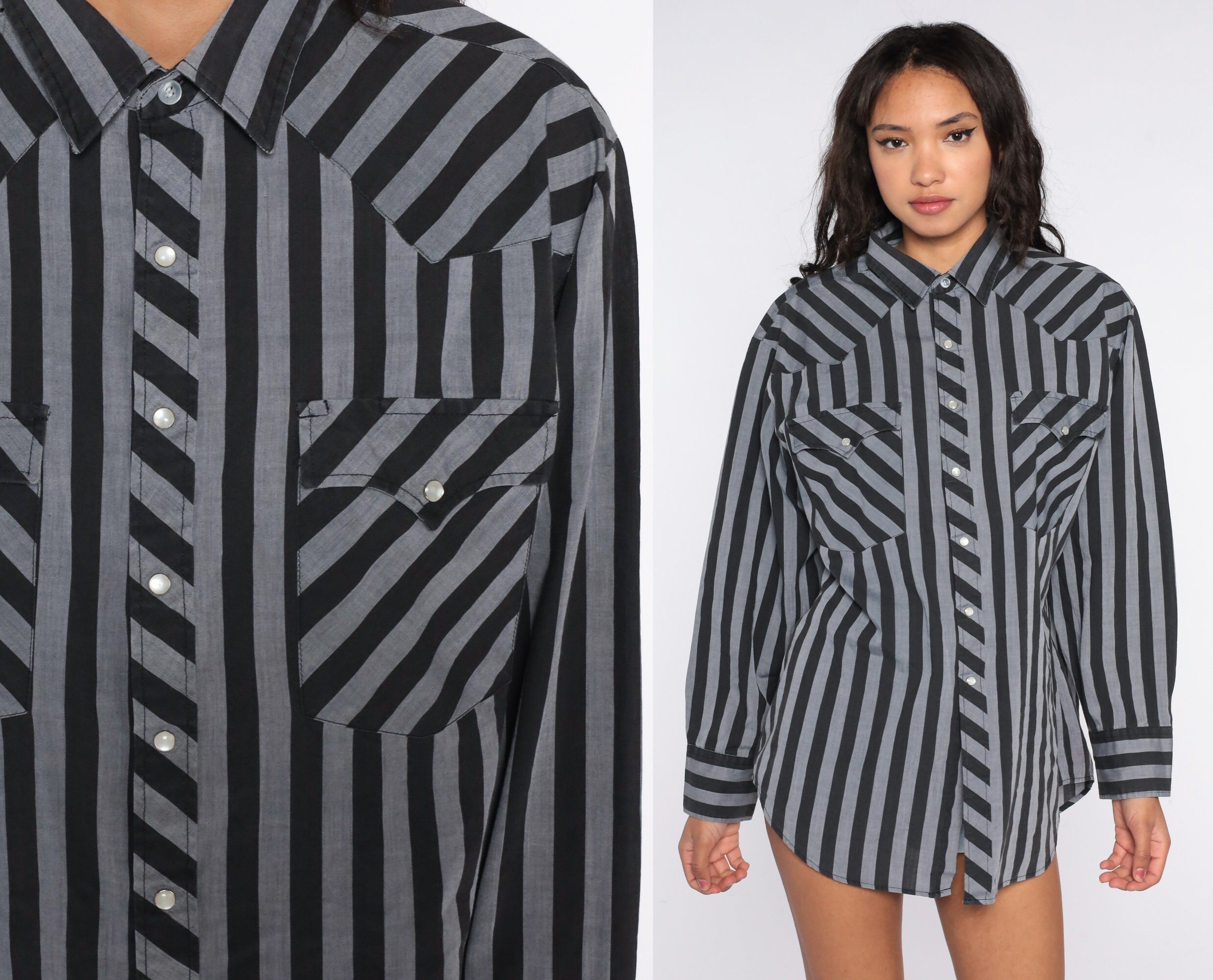 Western Shirt 80s PEARL SNAP Shirt 