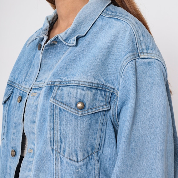 90s Calvin Klein Jean Jacket Vintage Denim Jacket… - image 7
