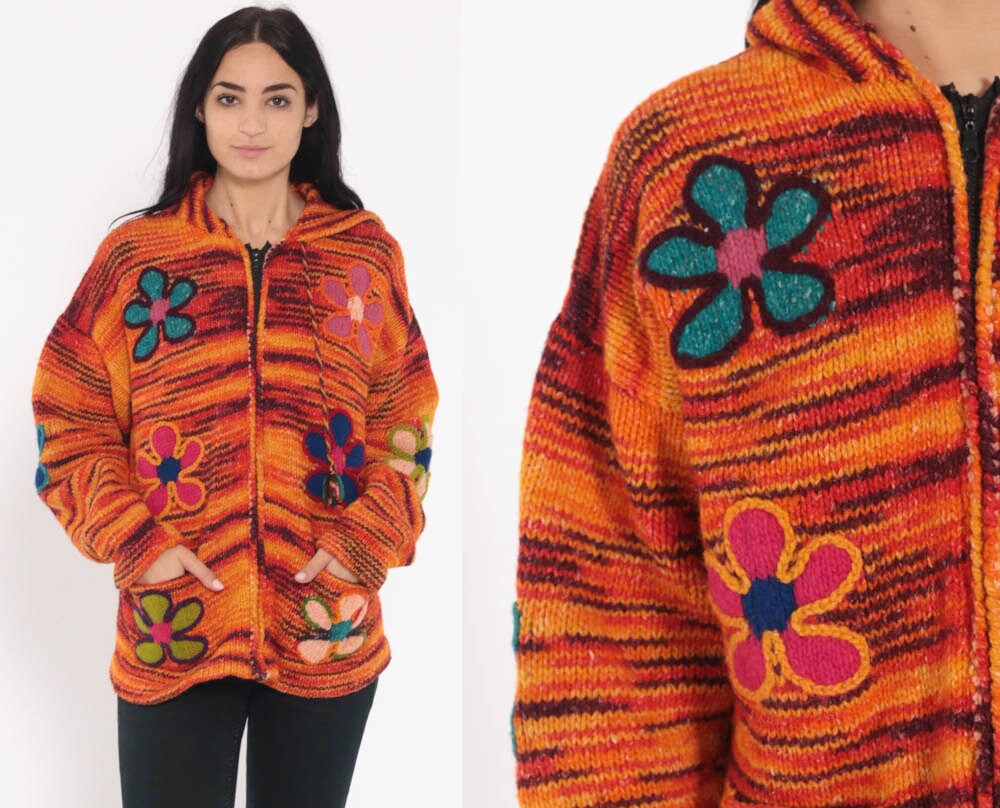 flower power cardigan