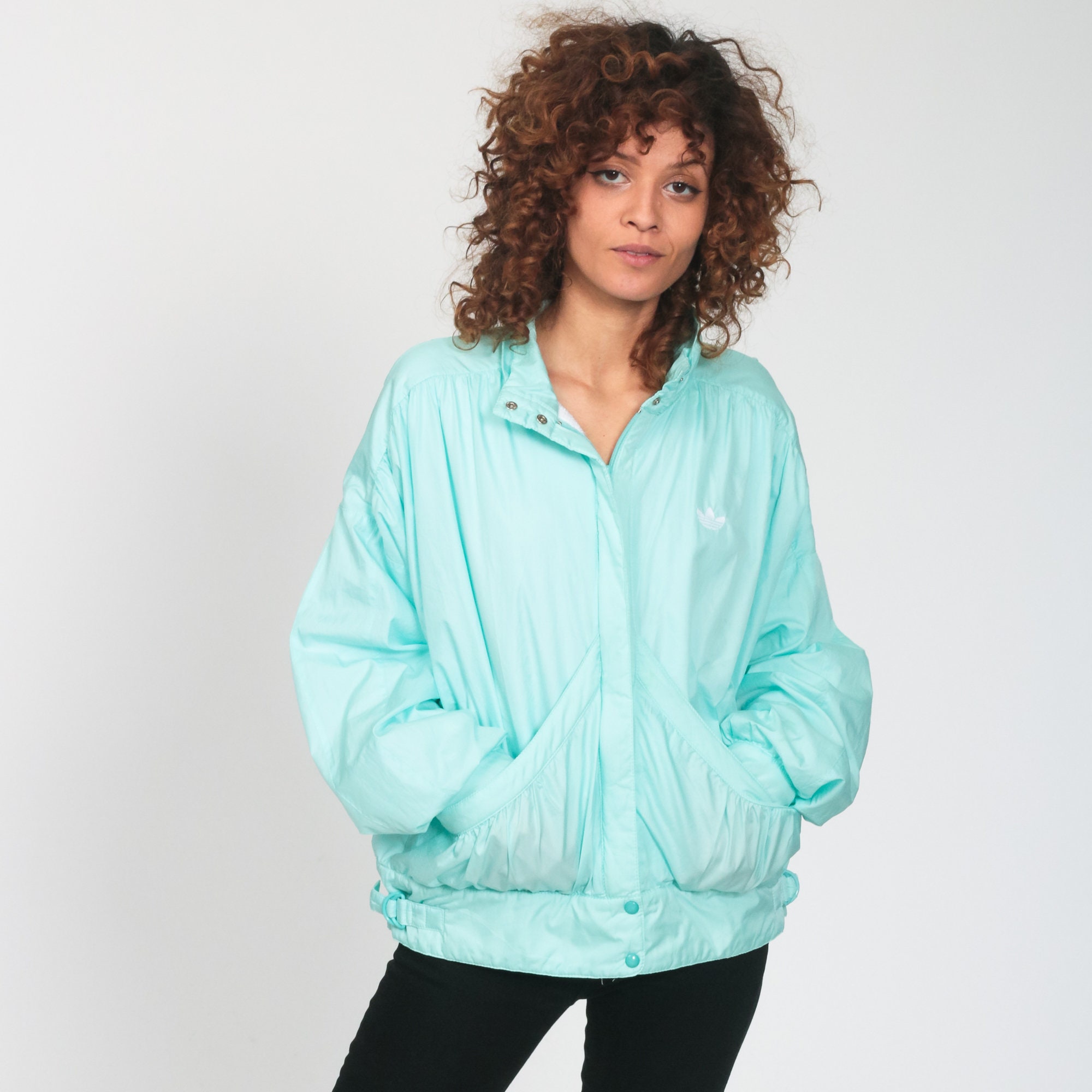 adidas pastel coat windbreaker