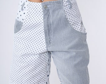 Jean Droit Vintage Délavé À Taille Haute Et Bande Invisible | Denim