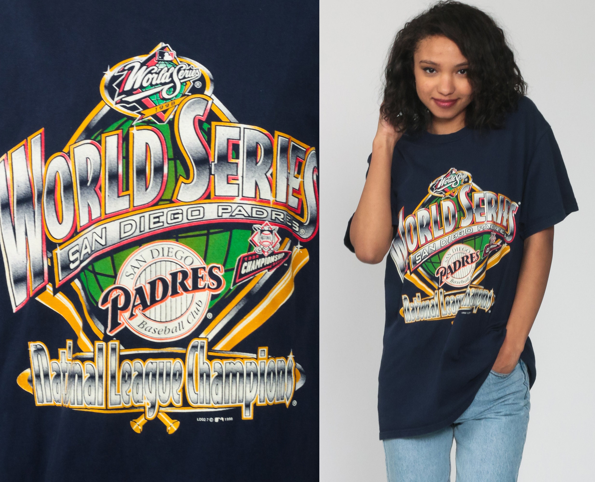 San Diego Padres Shirt 1998 WORLD SERIES Shirt Baseball T 