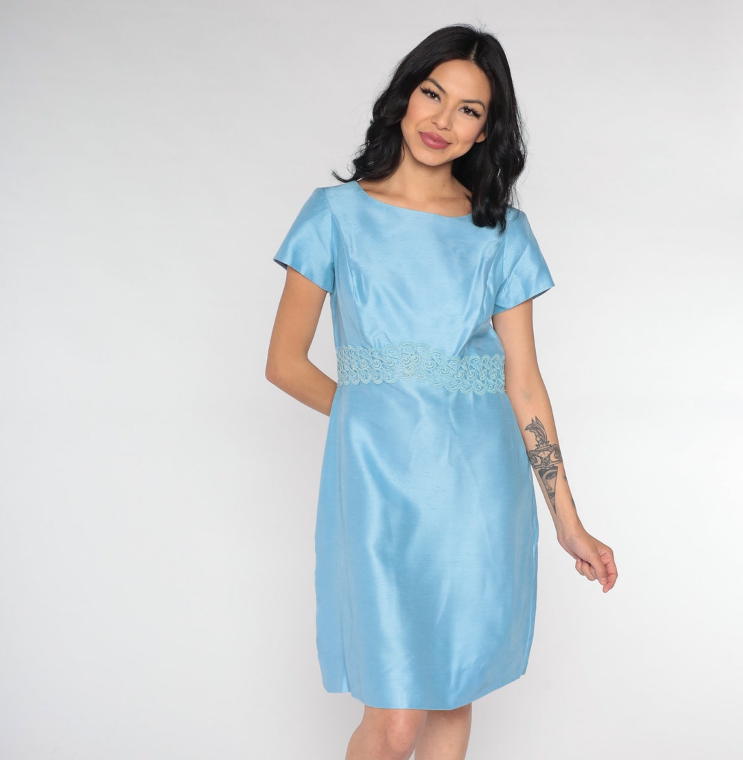 ワンピース Amboise Gathered Flare Dress pearl blue Amboise
