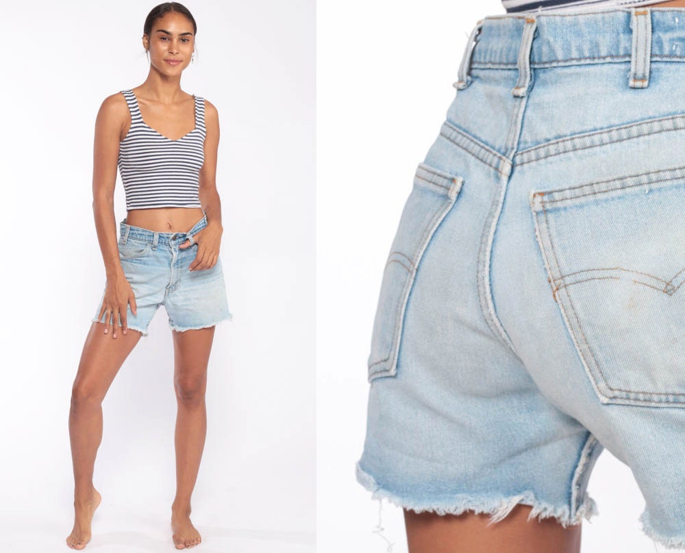 denim shorts 80s