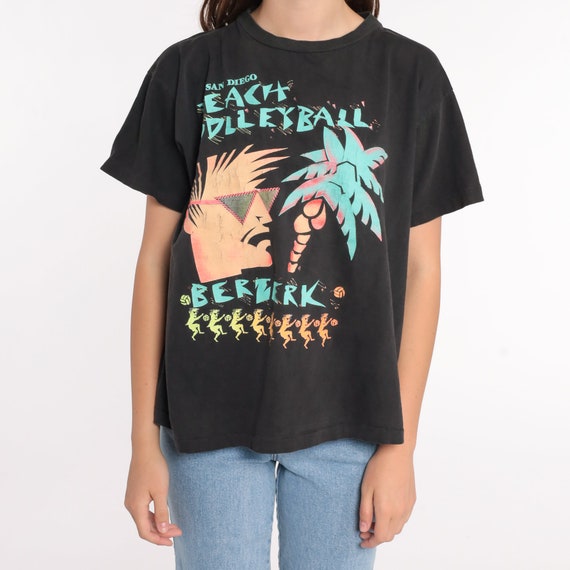 90s Beach Shirt Beach Volleyball Tshirt San Diego… - image 6