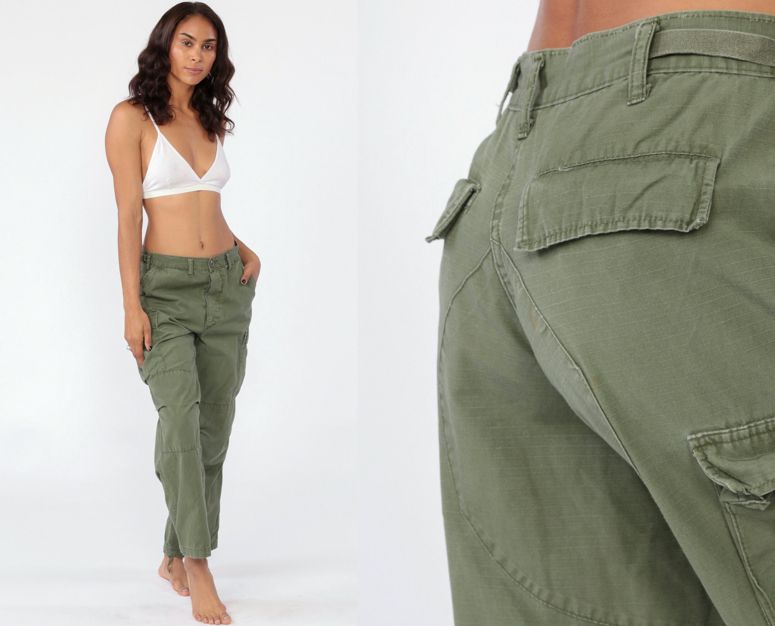 olive green army pants