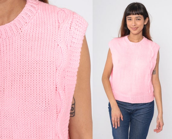 ベスト/ジレ Ameri VINTAGE - PINK / COMPACT KNIT VEST WITH SHIRT Ameri VINTAGE - PINK / COMPACT KNIT VEST WITH SHIRTの通販 by