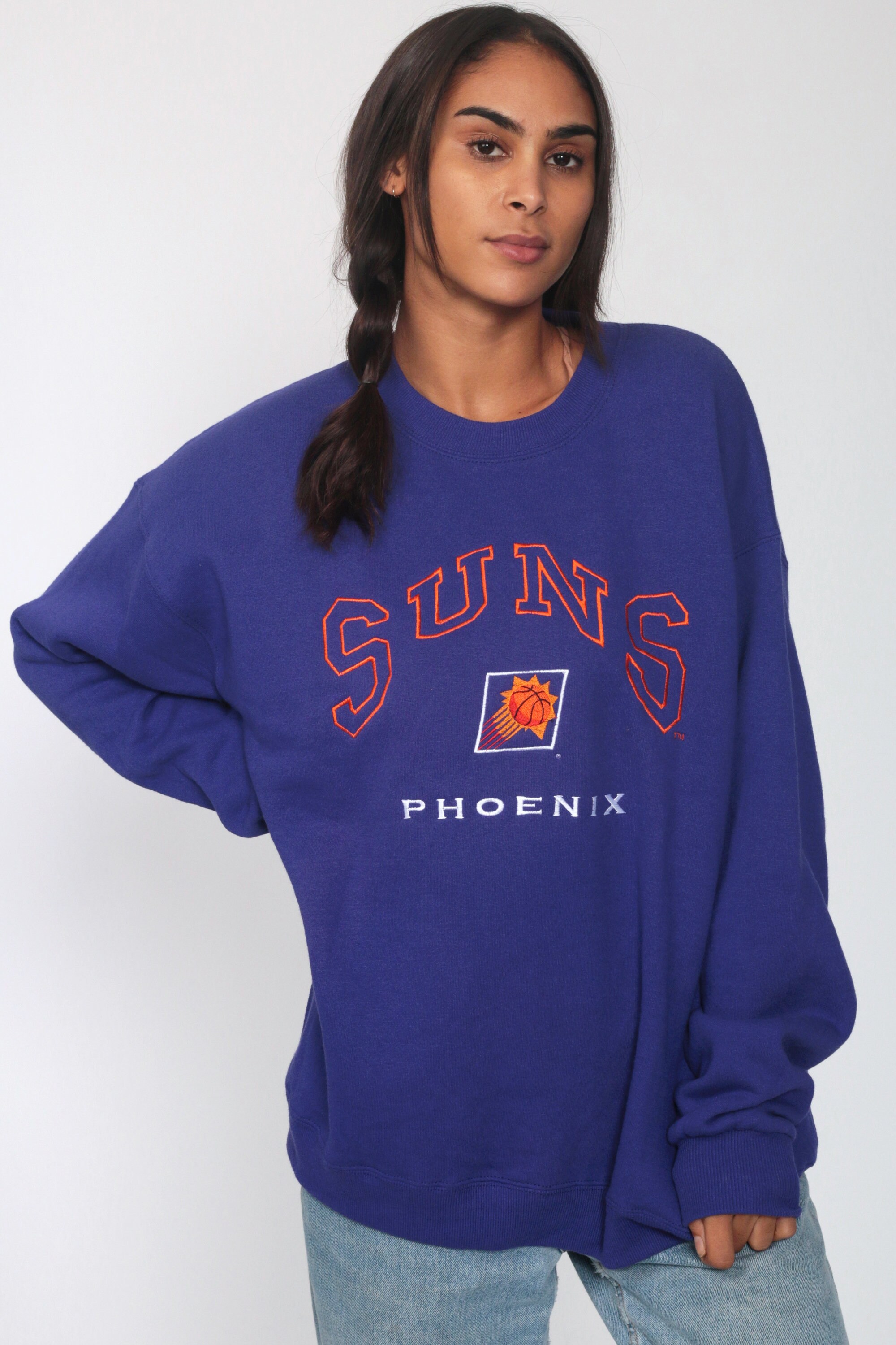 Phoenix Suns Sweatshirt 90s Basketball Shirt NBA Sweatshirt Graphic ...