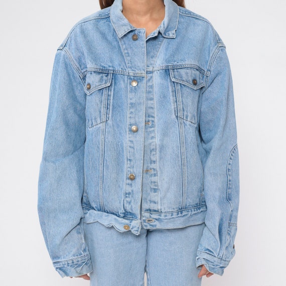 90s Calvin Klein Jean Jacket Vintage Denim Jacket… - image 9