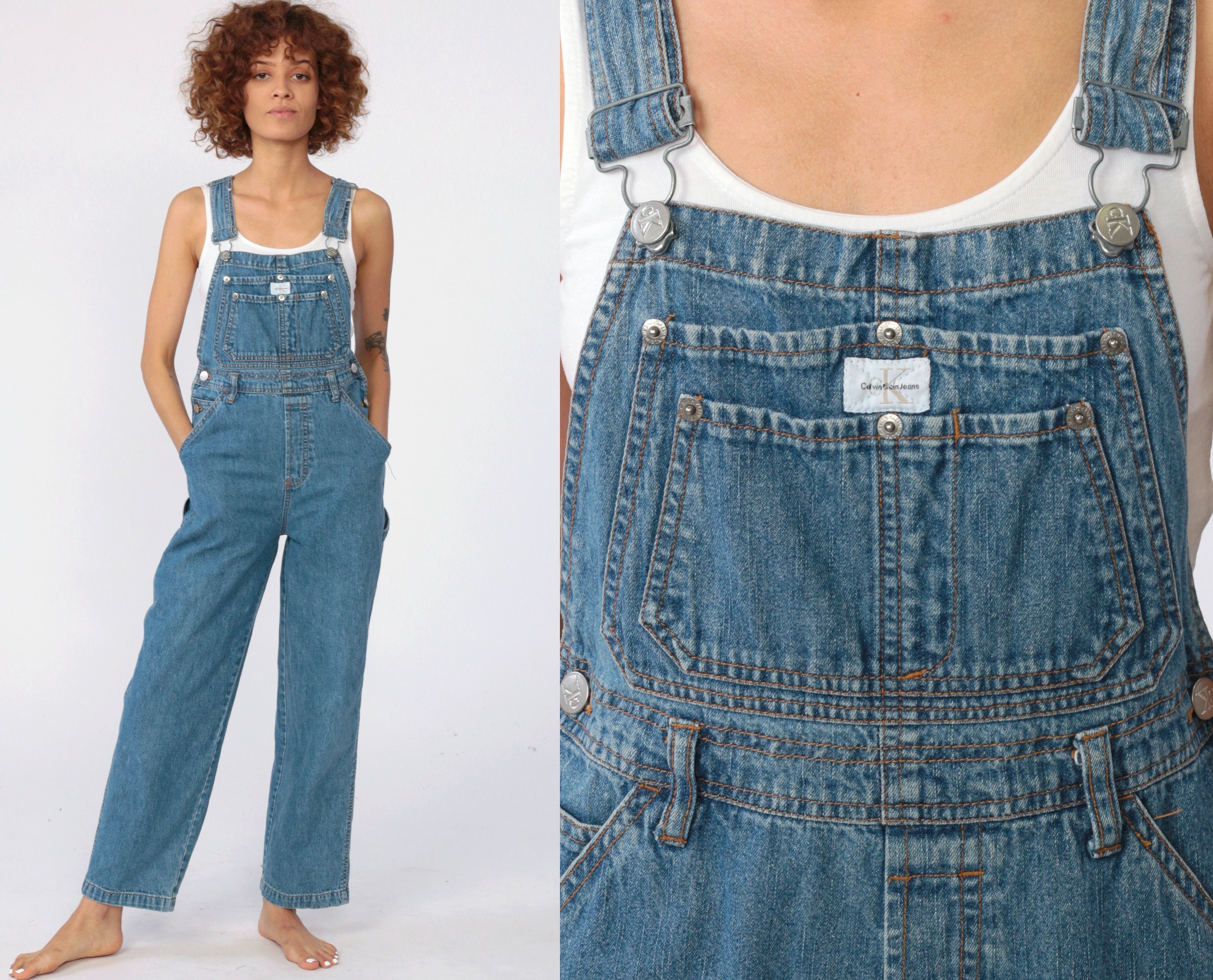 calvin klein jeans overalls