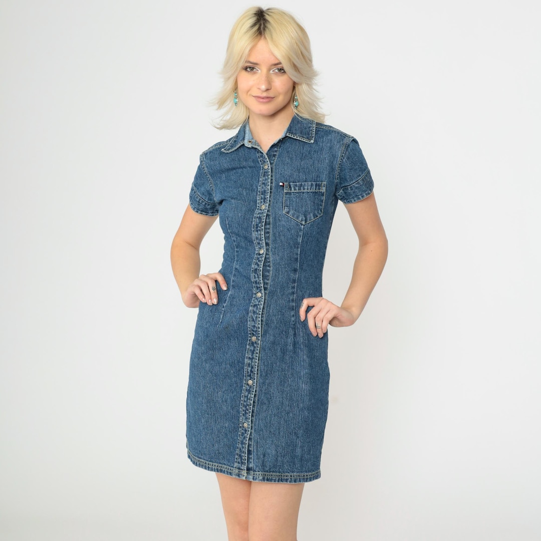 East Side Denim Dress LG