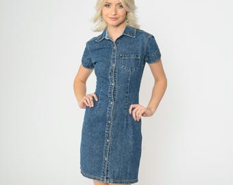 90s Denim Tommy Hilfiger Dress Button up Blue Jean Dress 90s Denim Mini Dress Vintage 1990s Short Sleeve Collar Preppy Retro Extra Small Xs - Etsy 90s Denim Tommy Hilfiger Dress Button up Blue Jean Dress 90s Denim Mini Dress Vintage 1990s Short Sleeve Collar Preppy Retro Extra Small Xs - Etsy