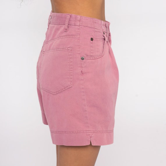 Pink Mom Shorts 90s Cotton Shorts Summer Shorts 8… - image 6