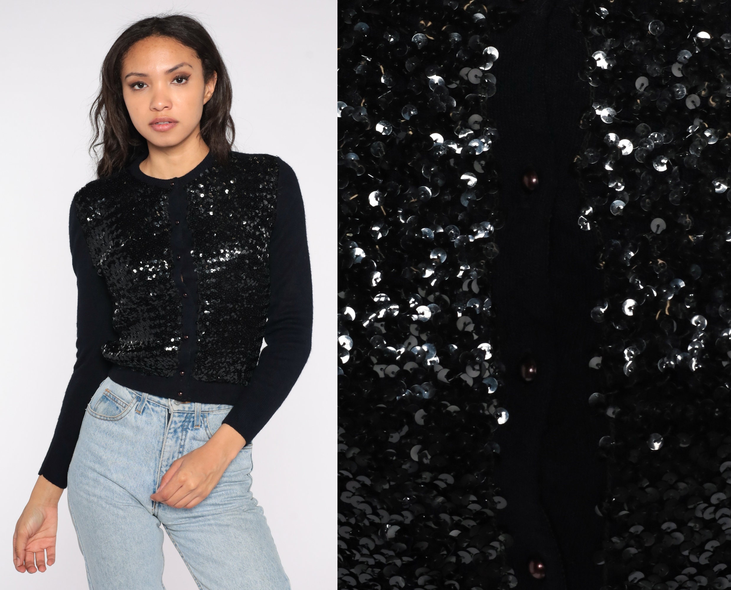 Sparkly Cardigan - Etsy