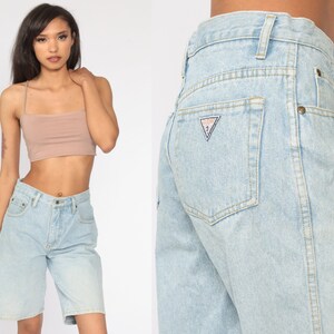 Guess Jean Shorts Denim Shorts 90s Mom Jean Shorts 80s High