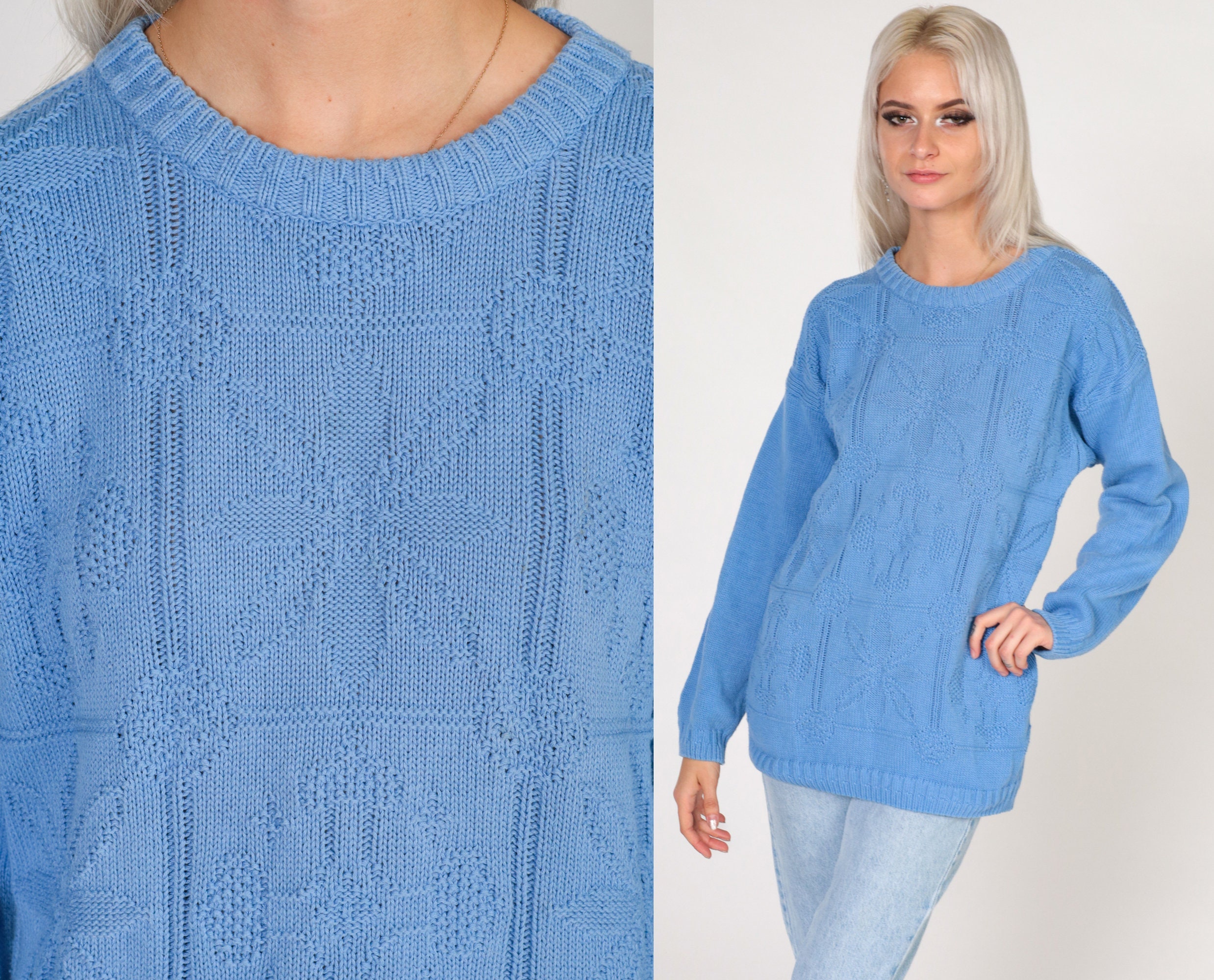 Cornflower blue shop sweater